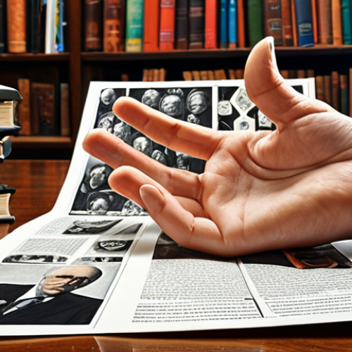 Home 4 **Artwork depicting the influence of academic background and connections in the art market:** Focus on the concept of an "invisible hand" guiding art prices, showcasing prestigious university logos and networking events subtly influencing artwork valuations.